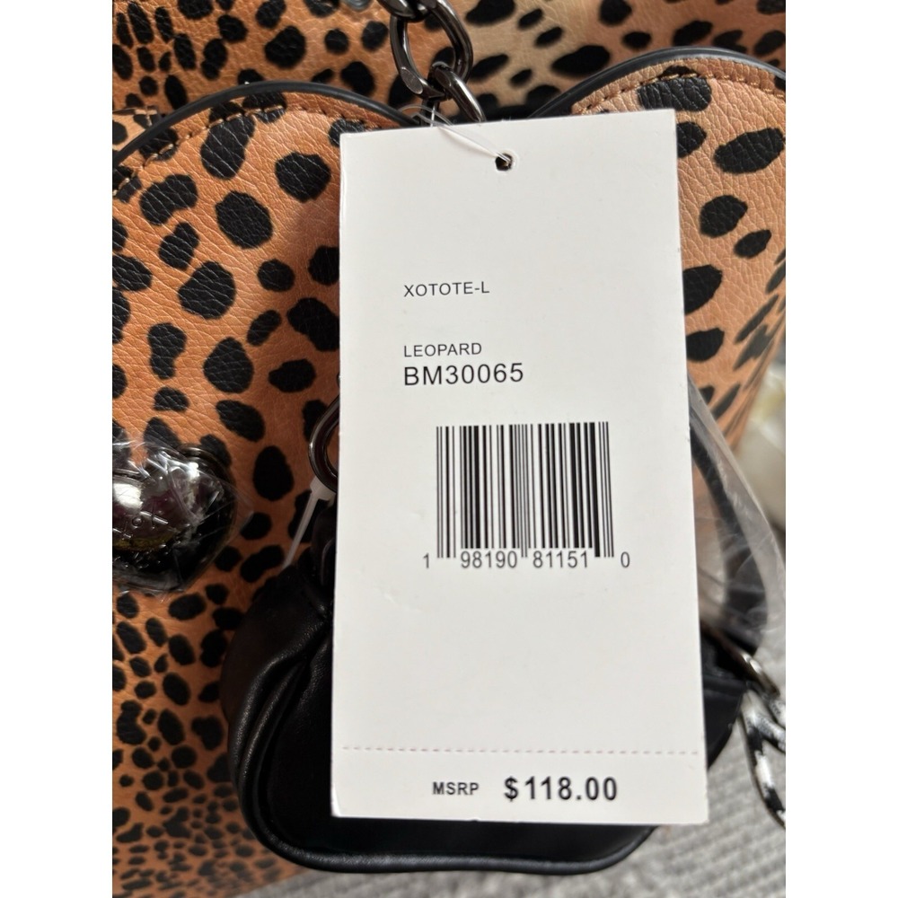 Betsey Johnson Leopard Print Tote - Picture 6 of 11